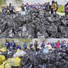 Plastic Free Ferrara - Alcuni sacchi recuperati nella giornata del 18 aprile 2021
