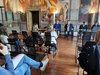 L'assessore Andrea maggi con i rappresentanti di Sipro all'incontro formativo di lunedì 2 maggio 2022 nella residenza municipale di Ferrara (foto GioM)