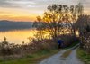 Cicloturismo sul Po (foto Pierluigi Benini)