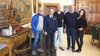 Presentazione in palazzo municipale del "3° Trofeo Conad" - nellla foto ass. Maggi con gli organizzatori e Soili Schiavi della Pugilistica padana