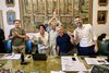 Presentazione Ferrara Buskers Festival 2026 con Rebecca e Stefano Bottoni e assessori Gulinelli e Carità - foto FVecchiatini