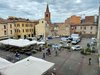 La piazza Cortevecchia, a Ferrara