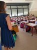 Primo giorno di scuola - visita dell'ass. Dorota Kusiak in una classe a Ferrara