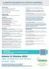 Programma del convegno Sindrome Metabolica Esercizio Vita - Ferrara, 12 ottobre 2024
