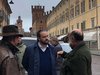 Riprese a Ferrara per la trasmissione "Giorgione lungo il Po" con il sindaco Alan Fabbri - 30 ottobre 2019