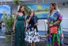 Romina Power per "Darsena Time 2026" con l'assessore Angela Travagli ed Emanuela Simoni (foto FVecchiatini)