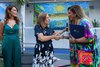 Romina Power per "Darsena Time 2026" con l'assessore Angela Travagli ed Emanuela Simoni (foto FVecchiatini)