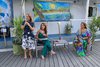 Romina Power per "Darsena Time 2026" con l'assessore Angela Travagli ed Emanuela Simoni (foto FVecchiatini)