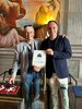 L' assessore Matteo Fornasini con Marco Patruno, fondatore del Gruppo culturale di Martigny (Svizzera) - Ferrara, 12 giugno 2026 foto BP