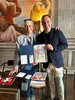L' assessore Matteo Fornasini con Marco Patruno, fondatore del Gruppo culturale di Martigny (Svizzera) - Ferrara, 12 giugno 2026 foto BP