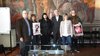 Presentazione della mostra "Sandro Simeoni-Pittore CinematoGrafico" nel Municipio di Ferrara