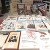 Scaffale di libri di e su Gianni Rodari - Biblioteca comunale per ragazzi Casa Niccolini, Ferrara, ottobre 2020