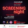 Locandina "Screening Night" in programma a Ferrara mercoledì 2 ottobre 2024