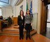 Seminario Giornata nazionale Braille a Ferrara - assessore Cristina Coletti con la presidente di UICI Ferrara Alessandra Mambelli