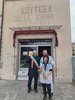 Sindaco e assessore Carità alla macelleria Falchieri_Botteghe storiche