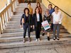 Presentazione del primo progetto con Paola Carozza, l'ass. Cristina Coletti, Silvia Dambrosio (CSV Terre Estensi), la direttrice di CSV Chiara Rubbiani, Francesca Audino e Giulia Prandini di Arci e Cristina Minia