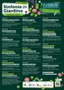 Locandina con il programma di "Sinfonie in giardino"
