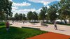Rendering dello Skate park di via Tassoni a Ferrara