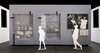 Spazio Antonioni - Il modello delle pareti espositive