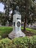 La statua di Verdi a Parco Massari, Ferrara