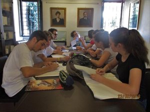 studenti dell'Ariosto alla Fondazione Giorgio Bassani