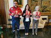 Presentazione della campagna anti-truffe "Non ci casco"con Fabio Altieri dell'Associazione Nazionale Carabinieri, l'ass. Cristina Coletti e la referente di Ancescao Milvia Migliari - Ferrara, 8 ottobre 2021