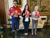 Presentazione della campagna anti-truffe "Non ci casco"con Fabio Altieri dell'Associazione Nazionale Carabinieri, l'ass. Cristina Coletti e la referente di Ancescao Milvia Migliari - Ferrara, 8 ottobre 2021