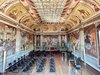 Veduta della sala dell'Arengo in Palazzo municipale di Ferrara