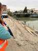 Indagini preventive alla realizzazione della passerella in via Darsena, a Ferrara, su ultimo tratto