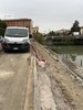 Indagini preventive alla realizzazione della passerella in via Darsena, a Ferrara, su ultimo tratto