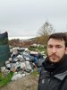 Via Pelosa, Ferrara - ass. Alessandro Balboni davanti a discarica abusiva