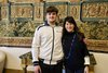Vicecampione Peso Indoor Lorenzo Santese con allenatrice Monia Talacci - fotoFVecch