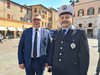 Vicesindaco di Ferrara Nicola Lodi con il comandante Polizia locale Claudio Rimondi