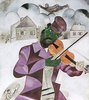 "Il violinista verde" di Marc Chagall