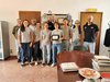 La consegna della Targa di riconoscimento alla Vis Rosa Ferrara Basket