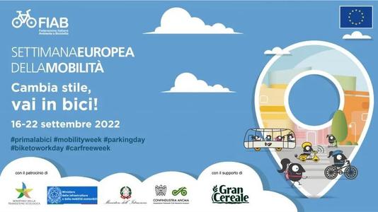 Settimana Europea Mobilità. 16-22 settembre. Con Fiab: cambia stile, vai in biciI!