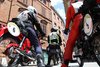 "Motogiro d'Italia" in immagine d'archivio