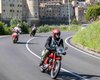 "Motogiro d'Italia" in immagine d'archivio