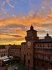 foto del Castello al tramonto 