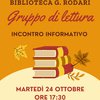 locandina gruppo di lettura