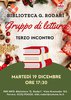 locandina gruppo di lettura alla Rodari