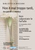 locandina incontro non calpestate le farfalle